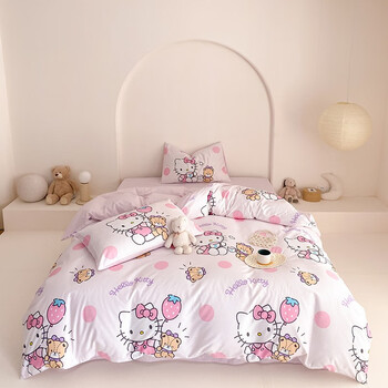Sanrio 三丽鸥 床上四件套100%纯棉全利兔-实时优惠快报