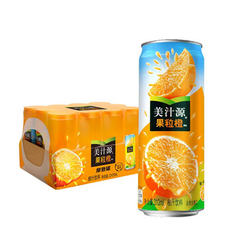 美汁源 可口可乐（Coca-Cola）美汁源 Minute Maid 果粒橙 果汁饮料 310ml*12 整箱装食品类商品-全利兔-实时优惠快报