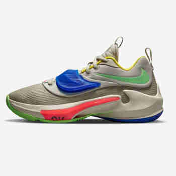 耐克（NIKE）Nike Zoom Freak 3 耐克男鞋 字母哥3代实战战靴 男士运动篮球鞋 灰 DA0694-100 40/US7