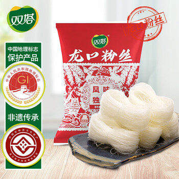京东百亿补贴：双塔 龙口粉丝 500g全利兔-实时优惠快报