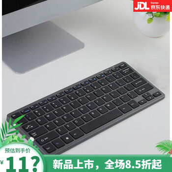罗技logitech品质小巧静音剪刀脚可充电式无线键盘鼠标套装便携笔记本