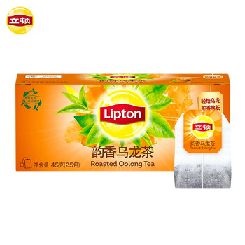 Lipton 立顿 乌龙茶 福建高山茶叶 袋泡茶包 1.8g*25食品类商品-全利兔-实时优惠快报