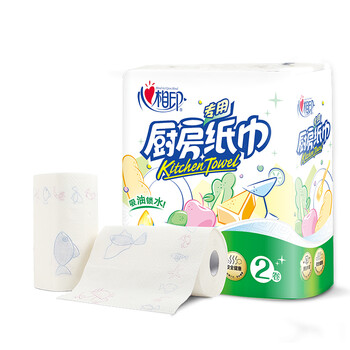 有券的上：心相印 厨房用纸 75节4卷日用百货类商品-全利兔-实时优惠快报