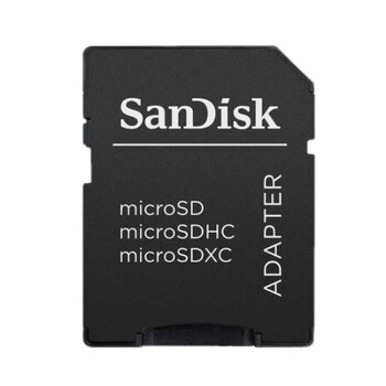 闪迪tf转sd卡套microsd转sd适配器卡托内存卡卡套tf小卡转sd卡套tf转