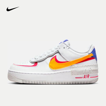 耐克（NIKE）女子空军一号运动鞋 AF1 SHADOW DZ1847-100 37.5运动户外类商品-全利兔-实时优惠快报