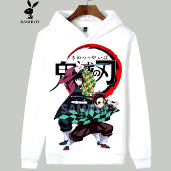 特价捡漏babiboy鬼灭周边之刃动漫炭治郎卫衣富冈义勇二次元衣服我妻