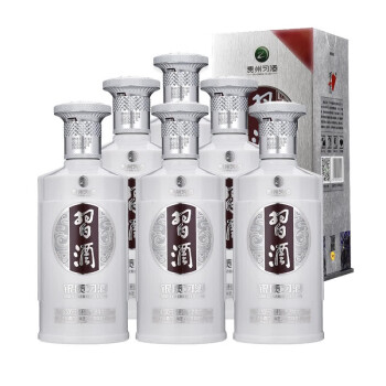 习酒53度 银质习酒（第三代）500ml*6  整箱装白酒 酱香型 酒仙网