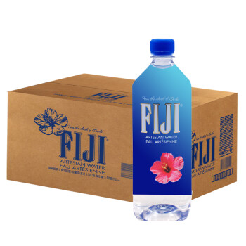 斐济FIJI天然矿泉水  斐济群岛原装进口天然水饮用水 1L 12瓶 1箱中文版