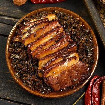 易胜正宗梅菜扣肉 虎皮扣肉下酒菜500g一盒 梅菜扣肉（活动） 500g*4碗（共4斤）