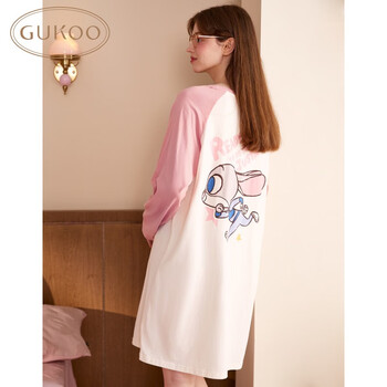 GUKOO 果壳 疯狂动物城春秋款长袖睡裙服饰鞋包类商品-全利兔-实时优惠快报