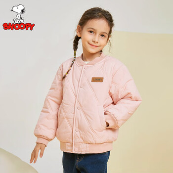SNOOPY 史努比 儿童加绒棒球服母婴玩具类商品-全利兔-实时优惠快报