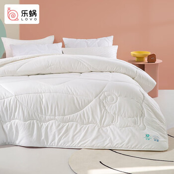 LOVO 乐蜗家纺 暖芯防螨澳洲羊毛冬被 200*230cm家具家装类商品-全利兔-实时优惠快报