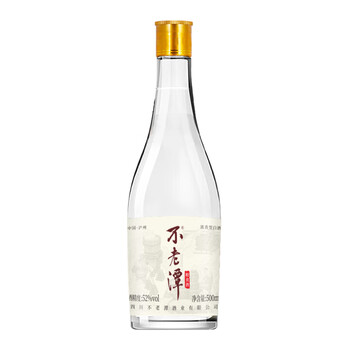 plus：不老潭 52度粮食酒浓香型高度白酒高粱酒瓶装送礼 500ml*2件食品类商品-全利兔-实时优惠快报