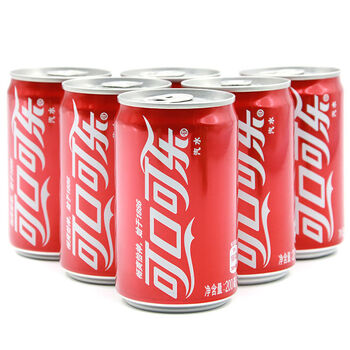 饮料可口可乐200ml12迷你雪碧碳酸易拉罐饮料