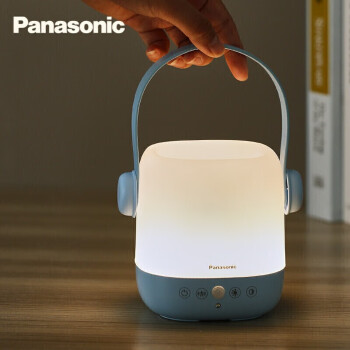 松下（Panasonic）小夜灯睡眠便携移动灯卧室床头灯充电台灯节日创意礼品礼物 可移小夜灯蓝色（不含插头）
