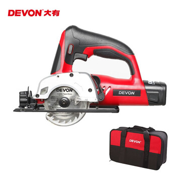 大有（Devon）12V家用锂电锯5407 充电电圆锯切割机木工工具 五金电动工具
