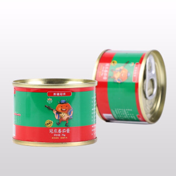 冠农新疆番茄酱70g*1罐（配料为鲜番茄 无其它添加）家用商用无蔗糖番茄沙司番茄膏意面寿司小包装酱