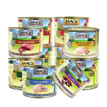 MAC'S 迈格仕 德国Mac's迈格仕主食猫罐头 混拼 200g*10罐全利兔-实时优惠快报