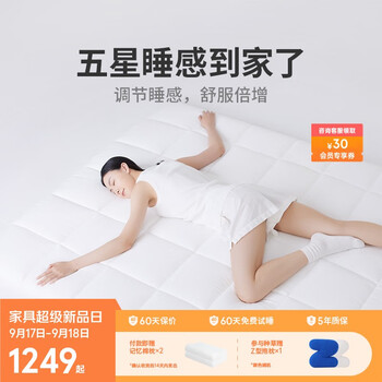 蓝盒子 小蓝垫Pro记忆棉床垫租房学生宿舍家用双人软垫榻榻米可定制 1200mm*2000mm家具家装类商品-全利兔-实时优惠快报
