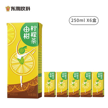 东鹏特饮 由柑柠檬茶250ml*6盒全利兔-实时优惠快报