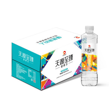天源至臻健康水530ml24瓶箱艺术款天然矿泉水偏硅酸水