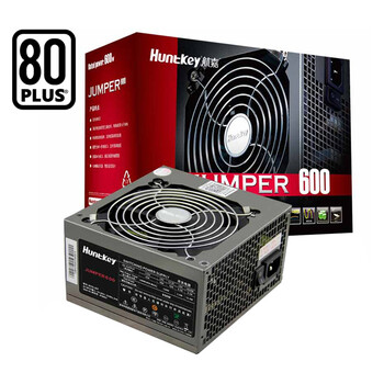 ΣHuntkey600W JUMPER600ԵԴ80PLUS/·45A/PFC/˫/ȫѹ/ߣ