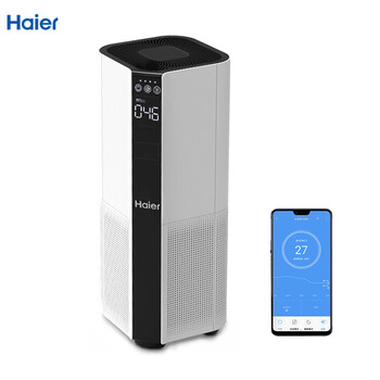 海尔(Haier)空气净化器 京品家电家用办公室除菌除甲醛雾霾除烟异味智能除菌除H1N1流感细菌KJ500F-EMA