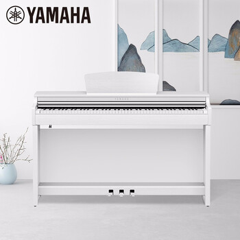 雅马哈（YAMAHA）CLP-725WH白色88键重锤数码智能电钢琴 