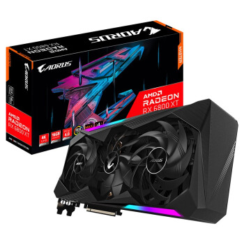 技嘉超级雕（GIGABYTE）AORUS Radeon RX 6800 XT MASTER 16G电竞游戏设计智能学习电脑独立显卡