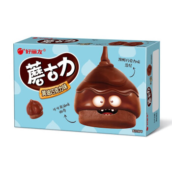 Orion 好丽友 休闲零食饼干 巧克力味 蘑古力曲奇44.8g/盒（新老包装随机发货）
