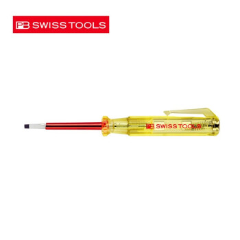 PB SWISSTOOLS进口 瑞士 PB SWISS TOOLS 一字测电笔 110-250V验电笔 PB 175.0-50 2.5X50mm