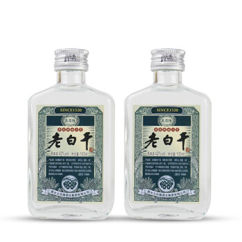 義慶隆100ml*2瓶衡水42度义庆隆老白干小酒版白酒品鉴试饮装 42度 100mL 2瓶 小酒版试饮装