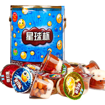 京喜特价APP、需抢券：星球杯 巧克力杯夹心饼干 950g 桶装 约100中杯 食品类商品-全利兔-实时优惠快报