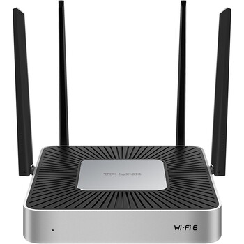 TP-LINK 普联 TL-XVR1800L 易展版 双频1800M 企业级千兆无线路由器 Wi-Fi 6 单个装 黑色全利兔-实时优惠快报