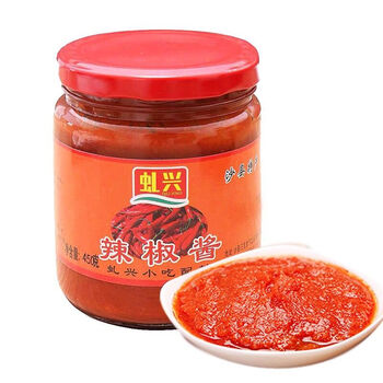 沙县小吃辣椒酱正宗专用超辣特辣农家自制下饭菜拌饭蘸调料特辣酱1瓶