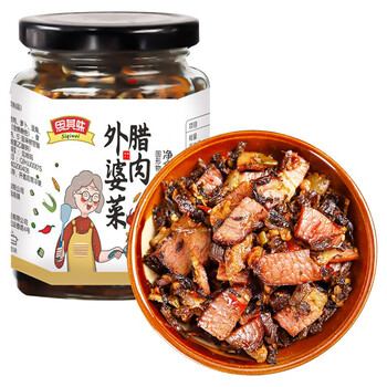 IPINCIO 一品味享 思其味 腊肉外婆菜260g 四川特产 自制下饭菜 即食 拌饭 拌面 调味酱食品类商品-全利兔-实时优惠快报