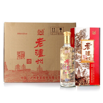 泸州老窖系列老泸州泸州福高度白酒共赏52度500m6瓶