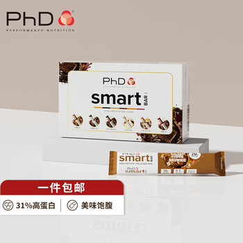 PhD 智选蛋白棒64g*6支/盒 多口味 能量代餐棒全利兔-实时优惠快报