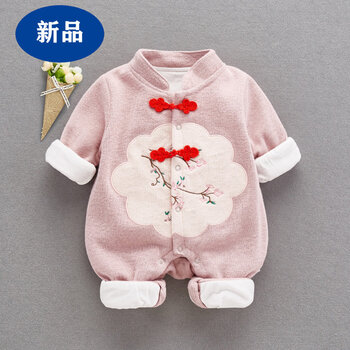 迪士尼轻品牌高端同款网红婴儿衣服春装女宝宝哈衣百.