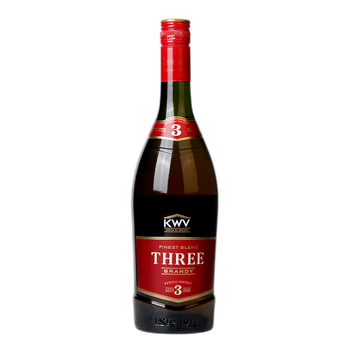 KWV 凯樽汇（KWV Brandy 3 YEAR）CHEERS齐饮 南非原瓶进口凯樽汇KWV三年陈酿白兰地果香蒸馏酒洋酒 750ml食品类商品-全利兔-实时优惠快报