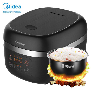 美的（Midea）智能家电电饭煲电饭锅IH加热4LWiFi操控微压焖香精铁釜内胆电饭煲MB-FB40P517（推荐2-5人）