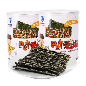 海岛大亨 肉松海苔卷60g*3罐食品类商品-全利兔-实时优惠快报