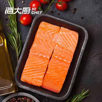 海大厨 冷冻智利三文鱼段240g（2段）大西洋鲑鱼 生鲜鱼类食品类商品-全利兔-实时优惠快报