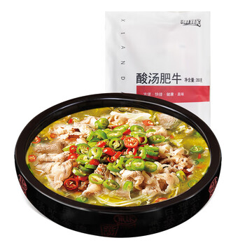 FUCHENG 福成 鲜到家方便面 酸汤肥牛味 350g食品类商品-全利兔-实时优惠快报