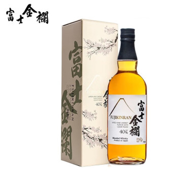 富士金襕日本原瓶进口 调和双桶威士忌 经典日威礼盒700ml 1号会员店