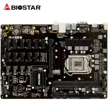 映泰 (BIOSTAR)TB360-BTC PRO主板可支持12张显卡互联(Intel B360/LGA 1151）