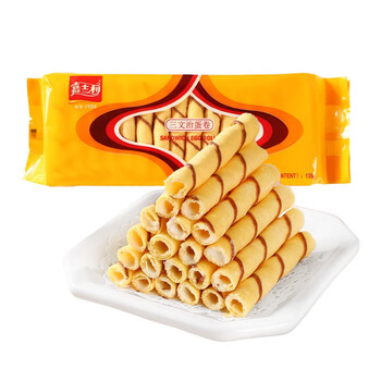 嘉士利三文治蛋卷135g6包鸡蛋味饼干美食休闲办公室早餐代餐宵夜零食