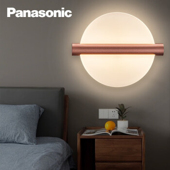 松下（Panasonic）壁灯LED床头灯具现代简约个性创意导光板过道走廊墙壁灯创意灯饰 焕昕系列 7瓦