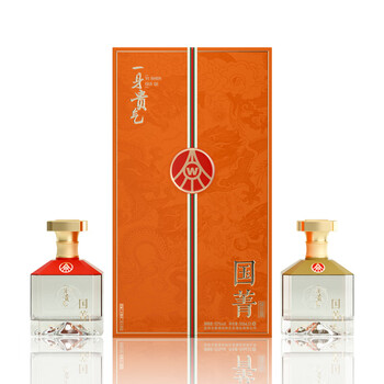 上选 五粮出品 国菁 一身贵气 浓香型绿豆酒 52度 500ml*2瓶食品类商品-全利兔-实时优惠快报