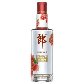 郎酒 顺品郎红顺 45°兼香型白酒 280ml全利兔-实时优惠快报